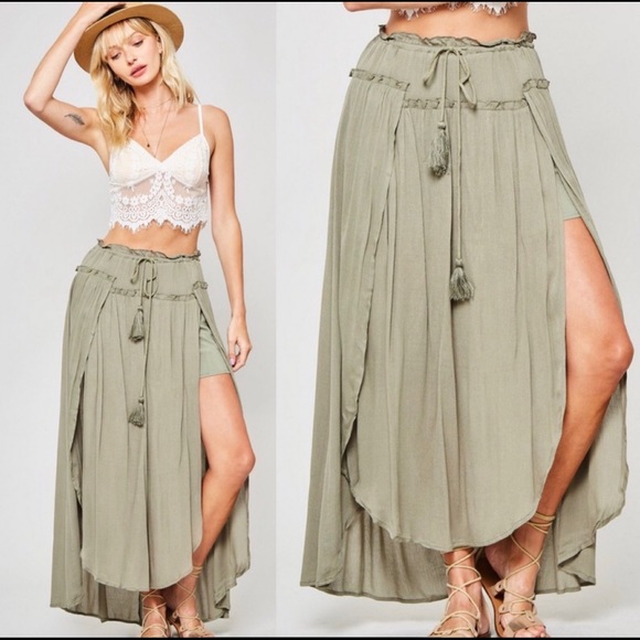 sewchicboutique Dresses & Skirts - Last one!!  Boho Chic Maxi Skirt